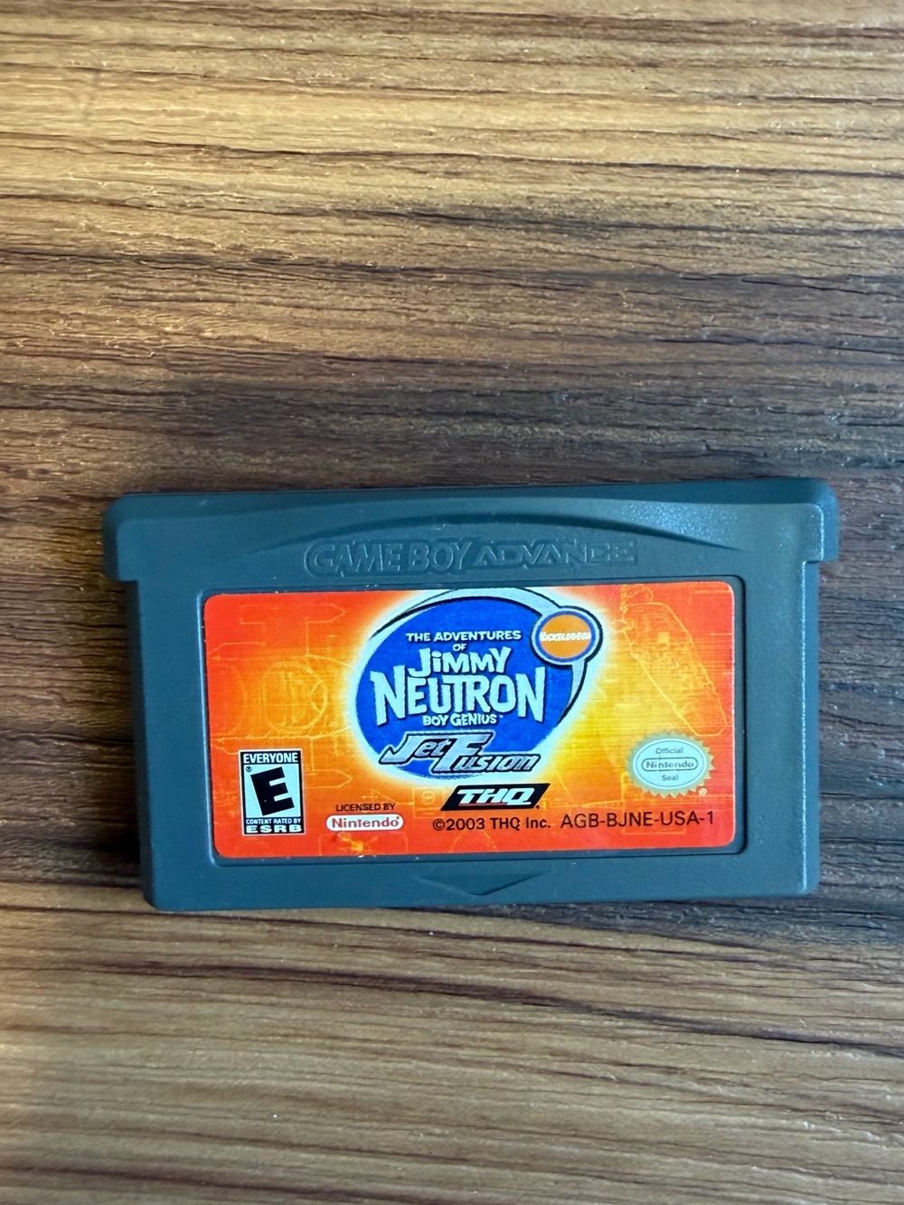 Jimmy Neutron Jet Fusion Nintendo Game Boy Advance GBA